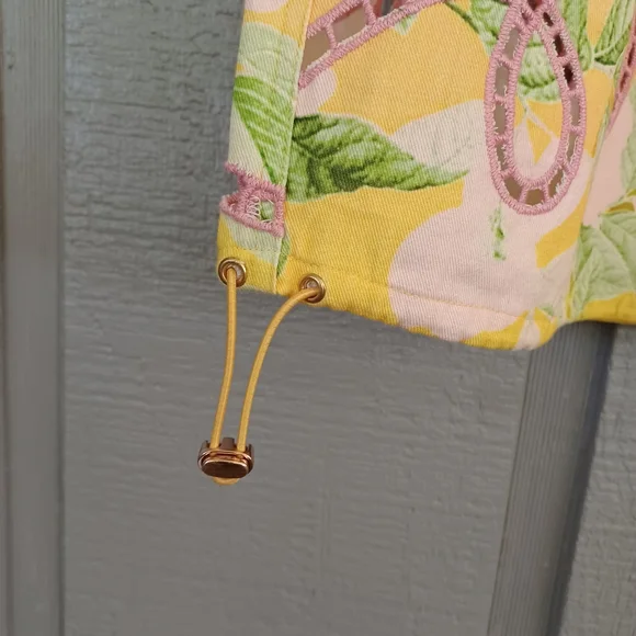 Hemant And Nandita Pakhi Cargo Pant Women Boho Floral Embroidery Cotton Pockets - Picture 5 of 15